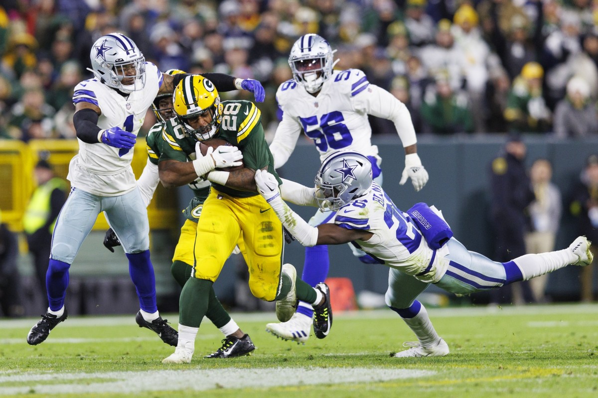 Green Bay Packers running back AJ Dillon